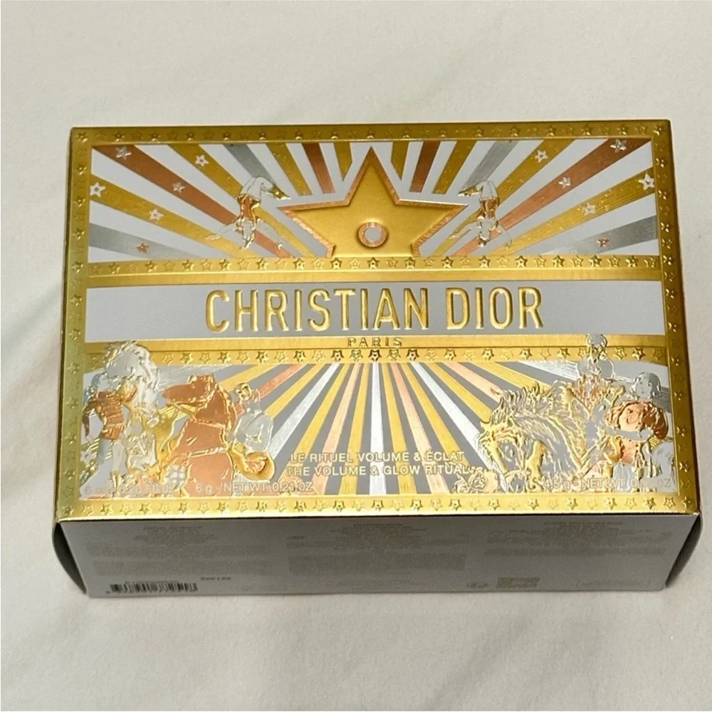 Dior Gold 2025 Holiday Cosmetic Bag  + Lip Oil 001 Pink NIB - Picture 5 of 9